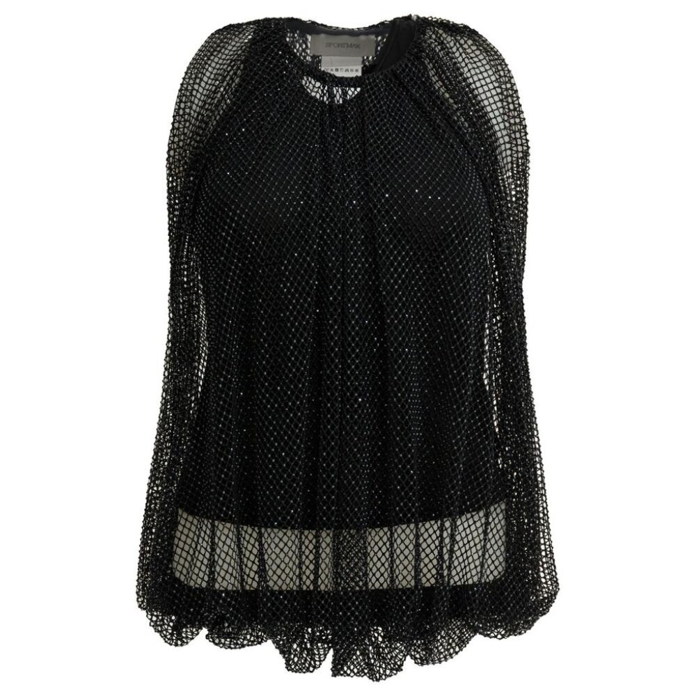 Max Mara Sportmax Sleeveless Mesh Top Tag Size M Women